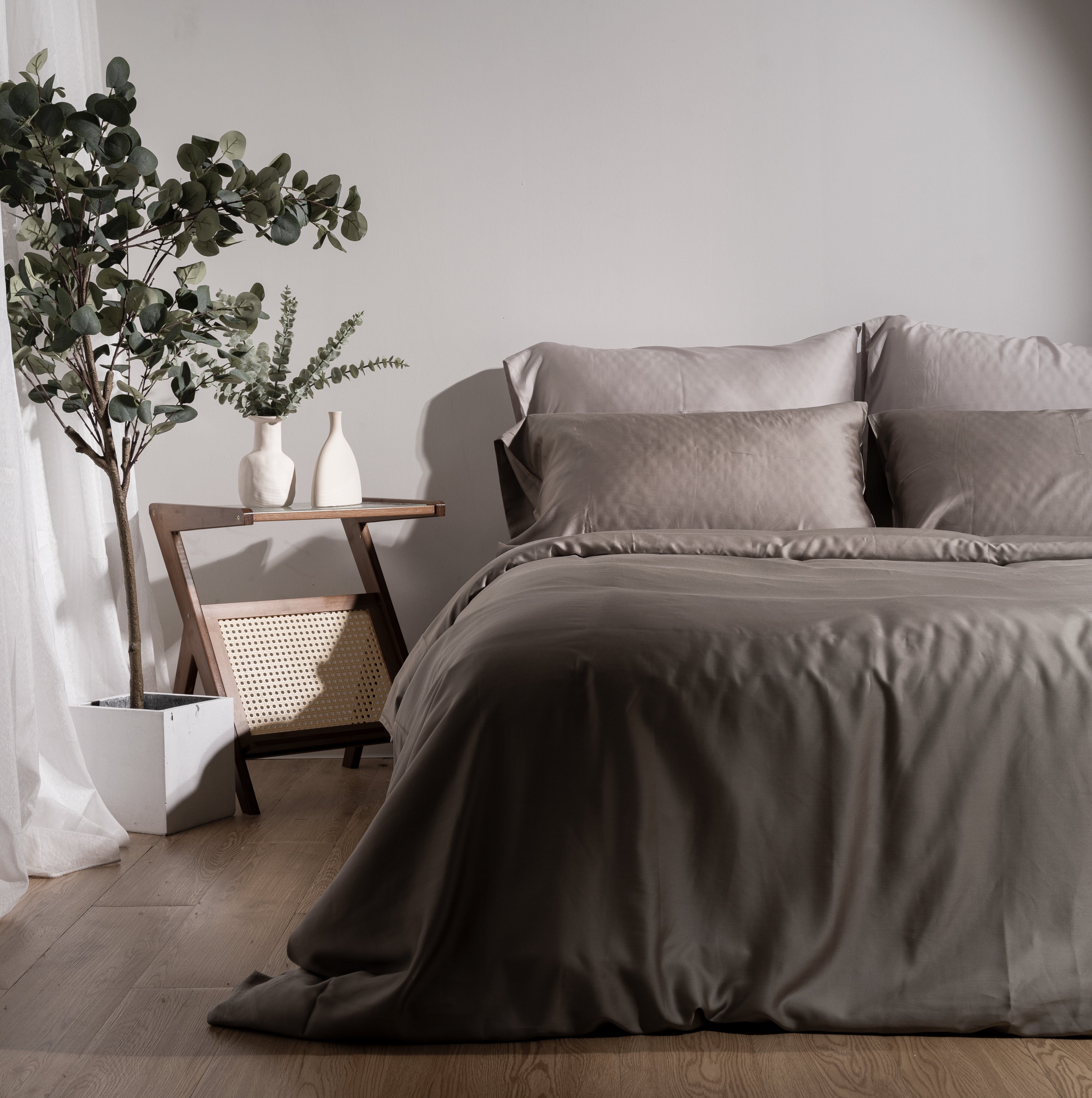 #color_cloudy grey GAIAS HyperSoft TENCEL Lyocell cooling sheet set in Cloudy Grey