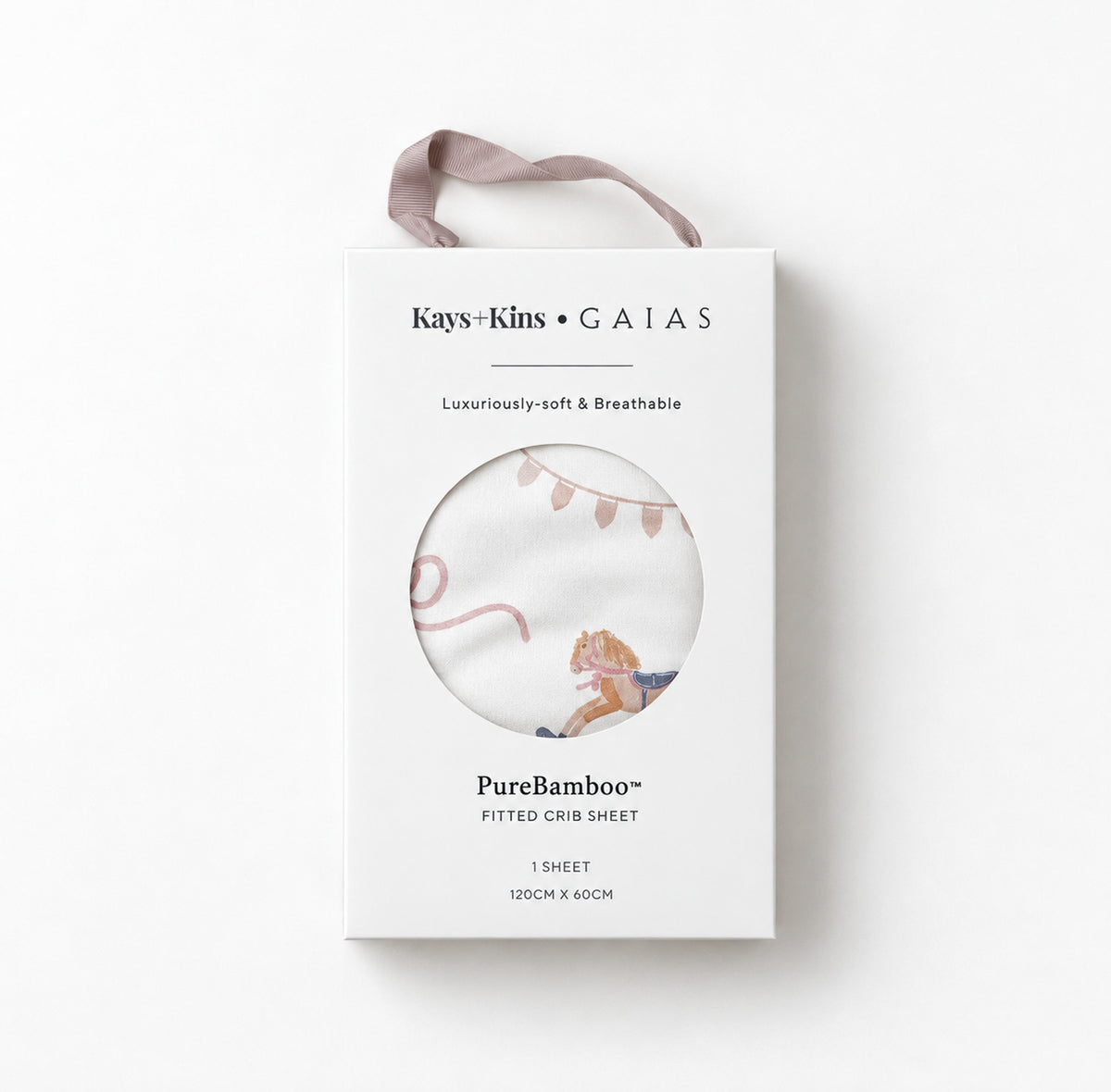 [Kays+Kins x GAIAS] Baby Cot Fitted Sheet