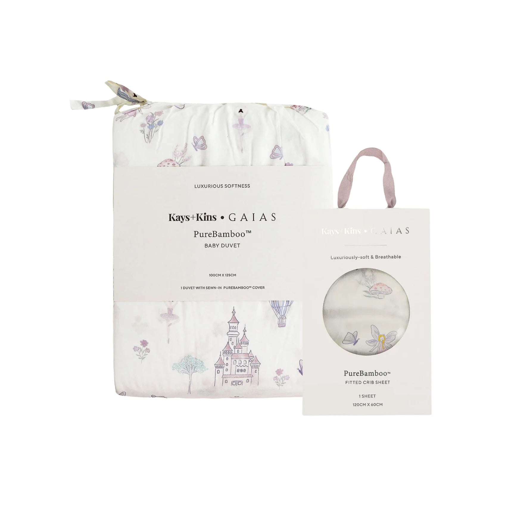 #[Kays+Kins x GAIAS] PureBamboo™ Baby Duvet (Design)_Fairy Land