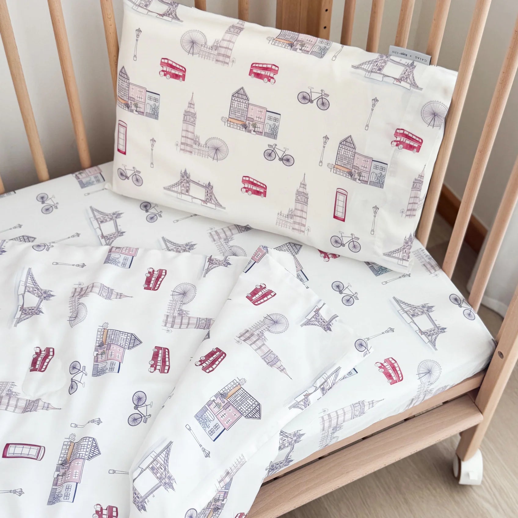 #[Kays+Kins x GAIAS] PureBamboo™ Baby Duvet (Design)_London Dreams